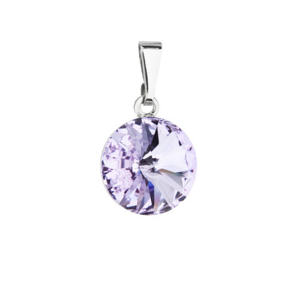 Přívěsek bižuterie se Swarovski krystaly fialový kulatý 54001.3 violet