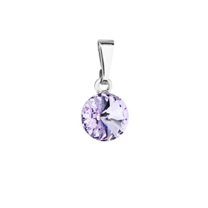 Přívěsek bižuterie se Swarovski krystaly fialový kulatý 54018.3 violet