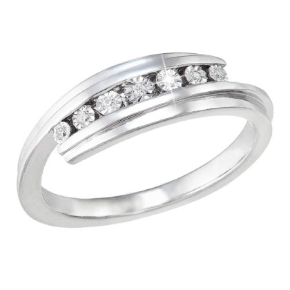 Stříbrný prsten se zirkony bílý 885018.1